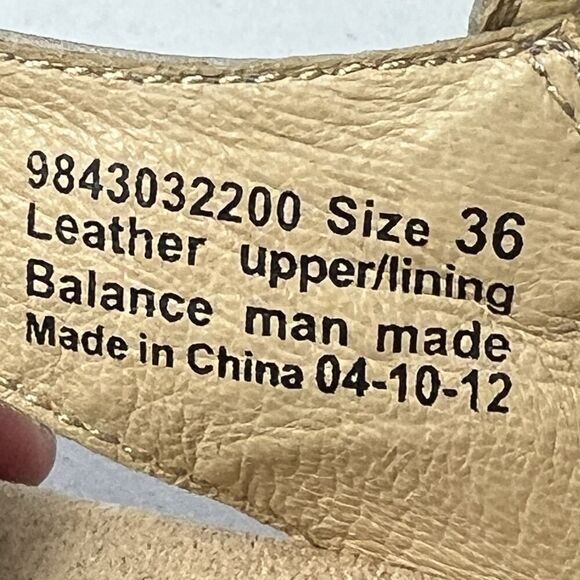 Dansko casual heel sandals mocha leather Womens EU 36 US 5.5 Sling Back Open Toe - Picture 11 of 12